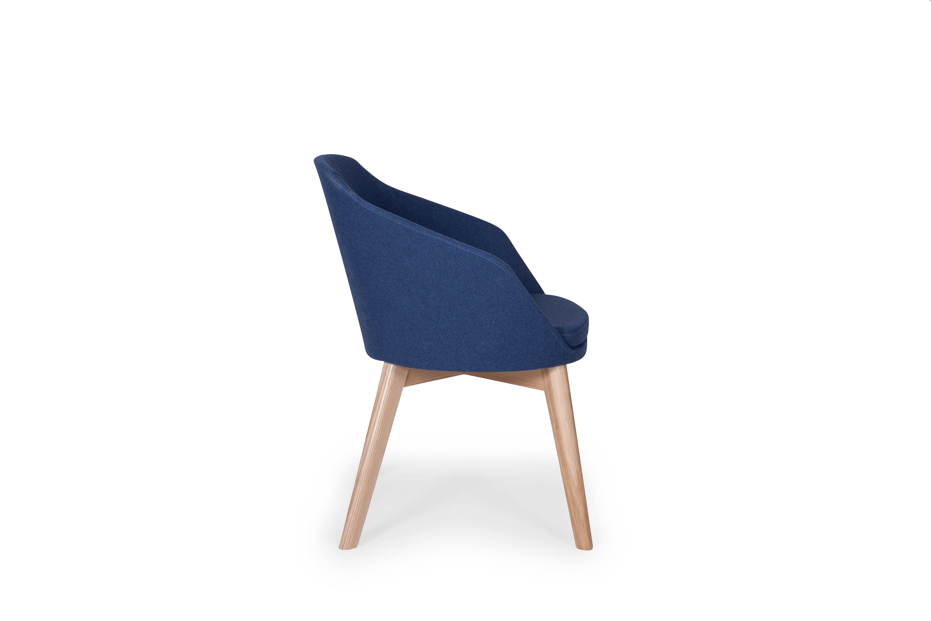 CH Annette Chair clear frame side
