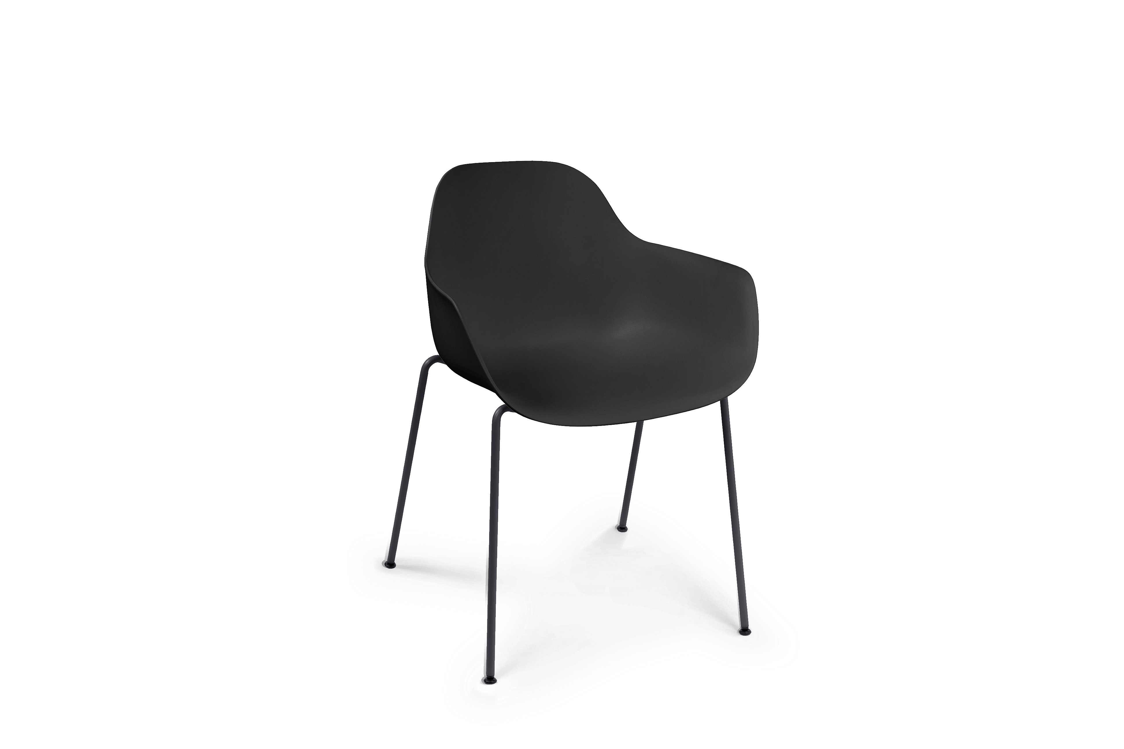 Pola Round  Leg Black