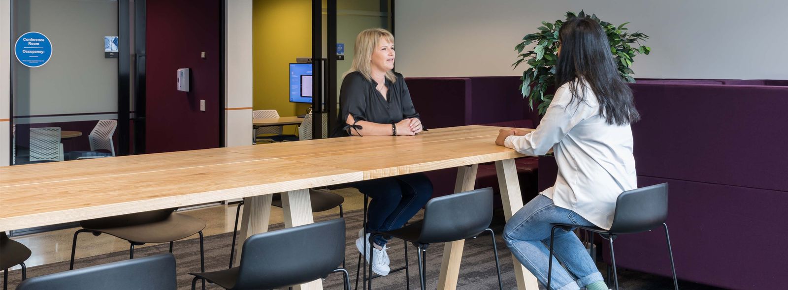 Workday Office Fitout Slab Leaner